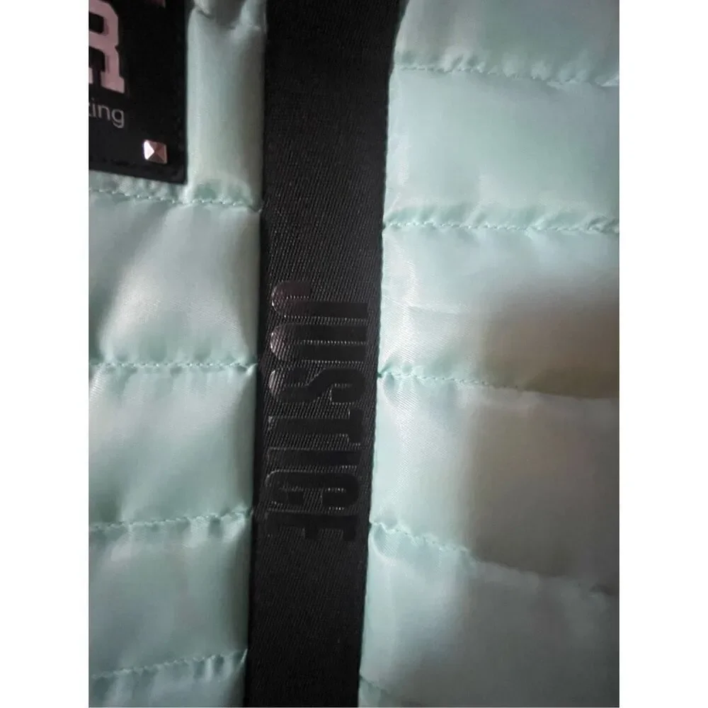 JUSTICE CHEER TOTE BAG/BACKPACK AQUAMARINE
